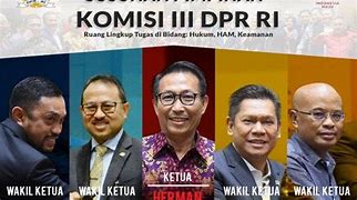 Anggota Komisi 3 Dpr Ri 2024 Terbaru